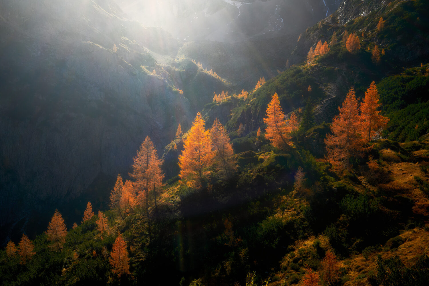 Dolomity - jeseň